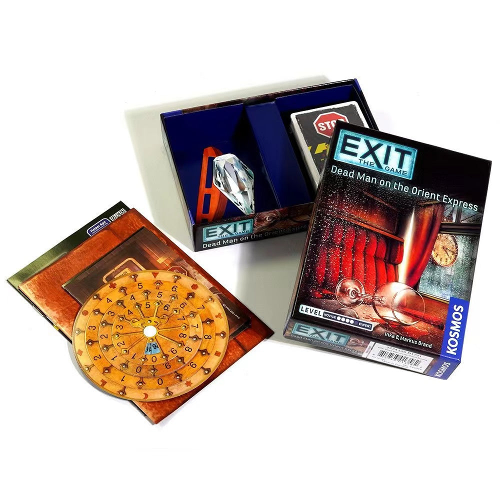 EXIT: Dead Man on the Orient Express, Mystery Solving Card Game EXIT: Dead Man on the Orient Express, Mystery Solving Card Game